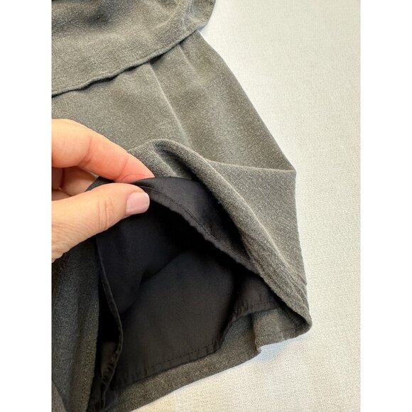 LAVENDER BROWN Gray Shorts Romper, Women's Size M - Picture 6 of 11